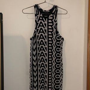 The Monogram Racer Rib Dress